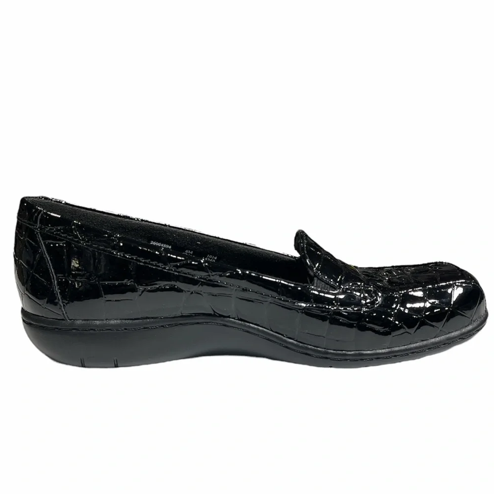 Clarks Collection Leather Slip-on Loafers - Bayou  6M  0488 - Picture 9 of 14